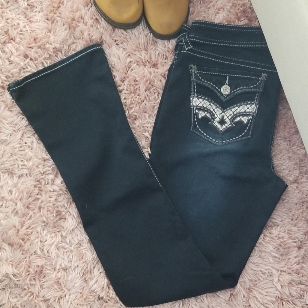 Dark wash Hydraulic lola micro boot Jeans